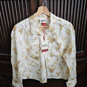 Woolrich X Target Floral Utility Shirt Women's S Nwt